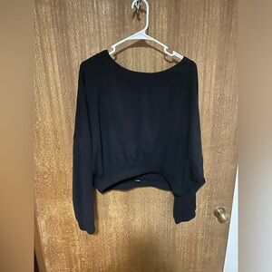 Balance (Vitality) Off the Shoulder Black Top L